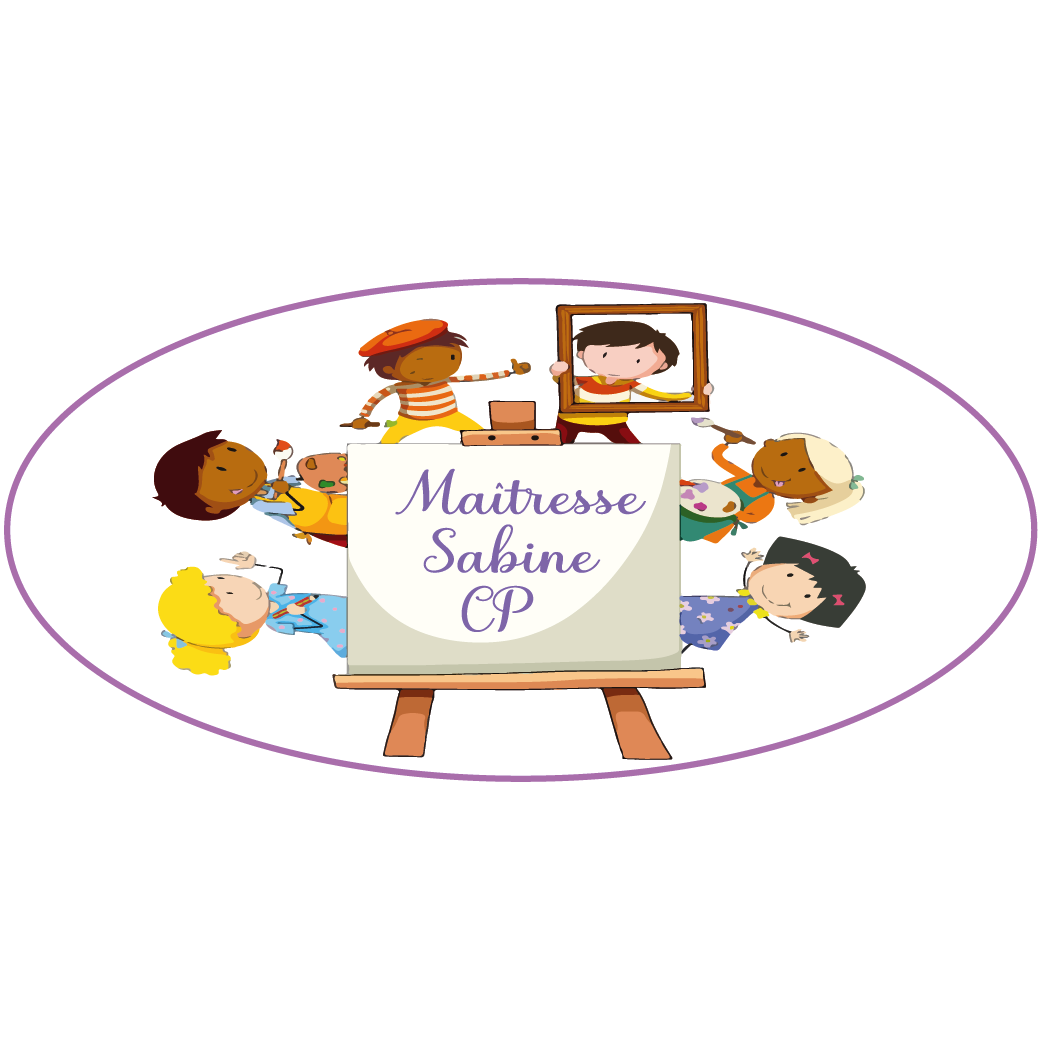 Plaque de porte de classe maîtresse avec tableau et enfants personnalisée