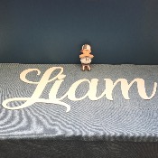 Prénom, mot géant en bois  personnaliser - Décoration de chambre ou de fête, anniversaire, cadeau de naissance, baby shower